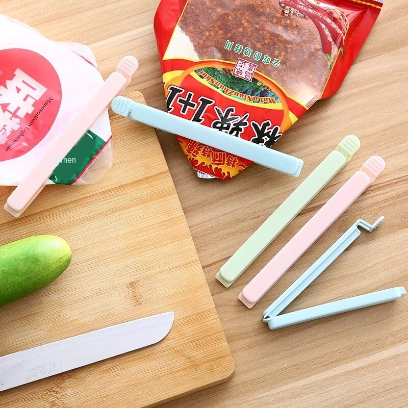 5 stk madpose clips 2 størrelser husholdning mad snack opbevaring tætning forsegling pose clips sealer klemme mad tæt klip forsegling køkkenværktøj