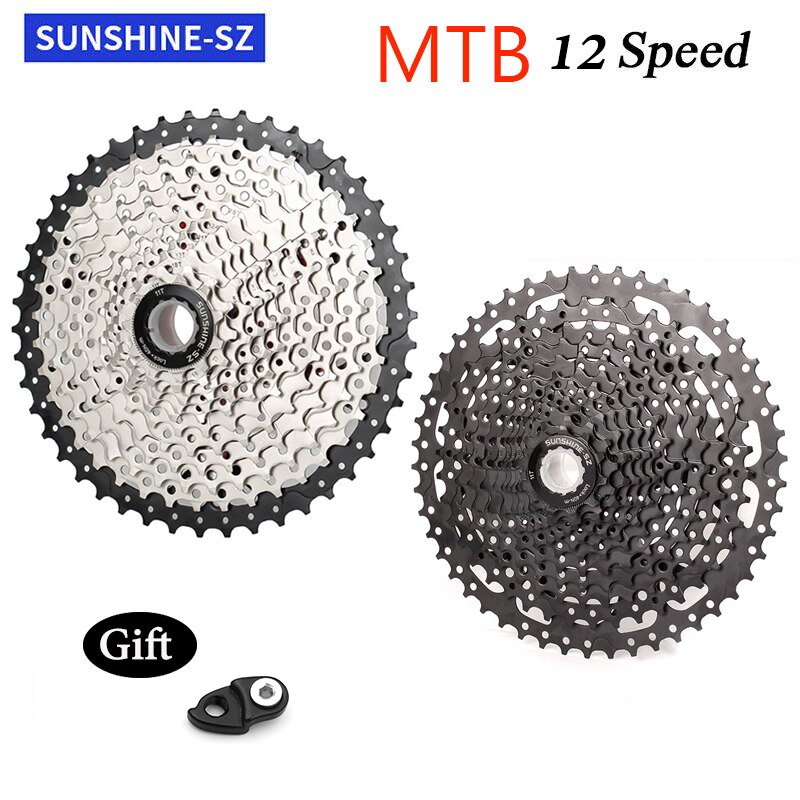 Sunshine 12V Cassette 12 Speed Tandwiel Fiets Vrijloop Mtb Cassette Voor Shimano Deore M6100 M7100 M8100 Xtr Sram Sx gx Nx