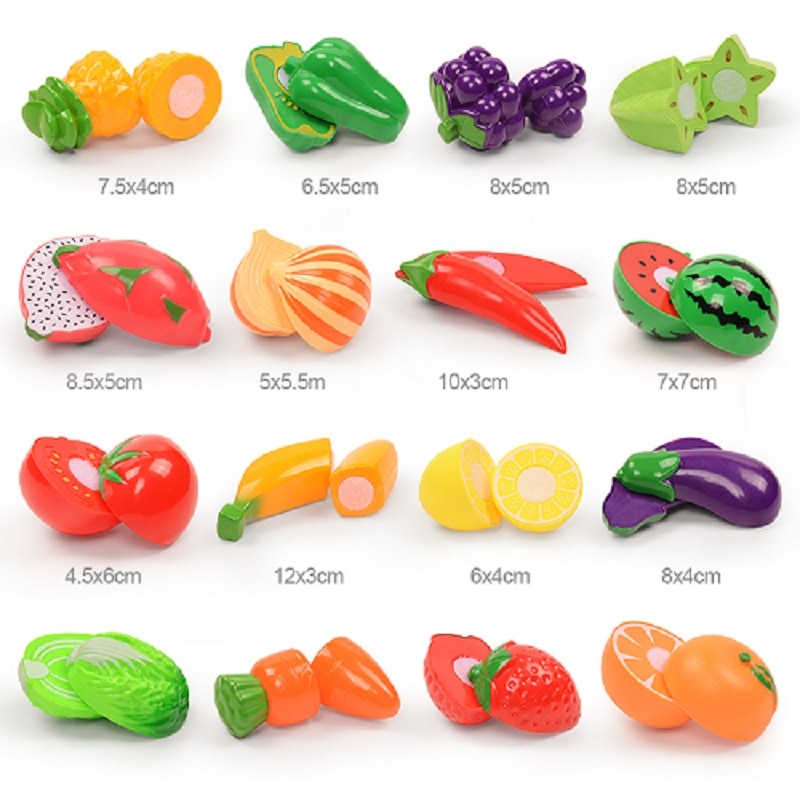 Cutting Fruit Vegetable Food Pretend Play Children For Children Pretend Play Plastic Food Toy