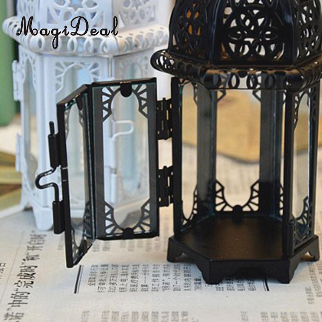 Lanterne bougie Vintage Style marocain | Photophore d'extérieur et d'intérieur, décor pour fête noël mariage