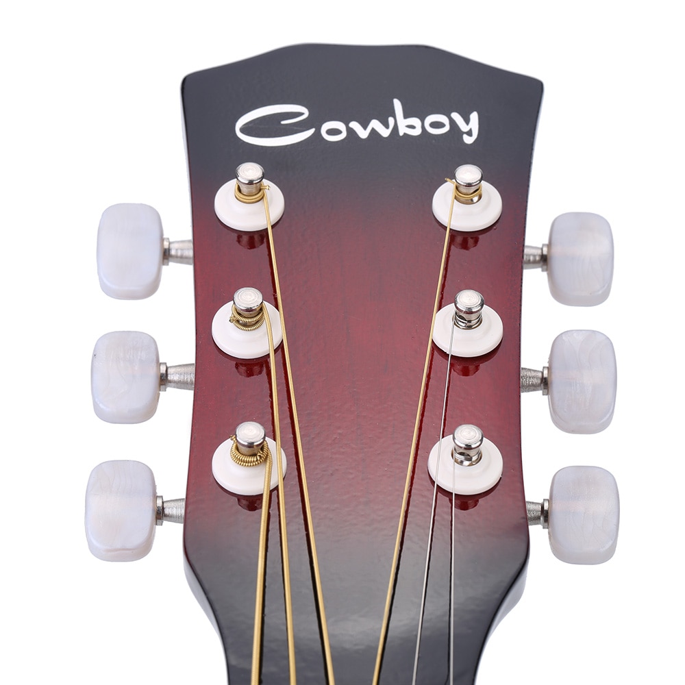 38" Acoustic Folk 6-String Guitar for Beginners Students
