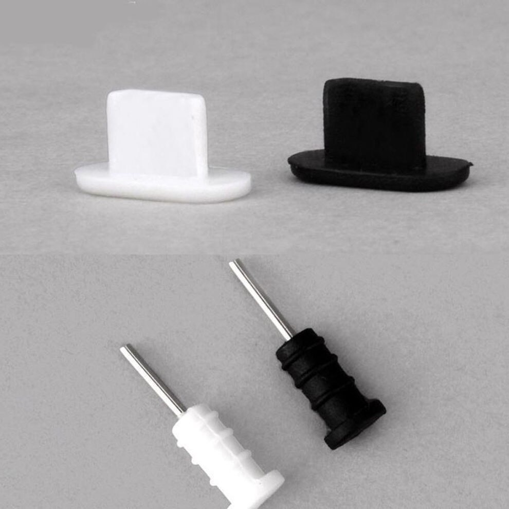 10 Sets Silicone Anti Dust Cap Earphone Pluggen Stopper Dust Plug Voor Iphone Silicon Plug Telefoon Accessoires