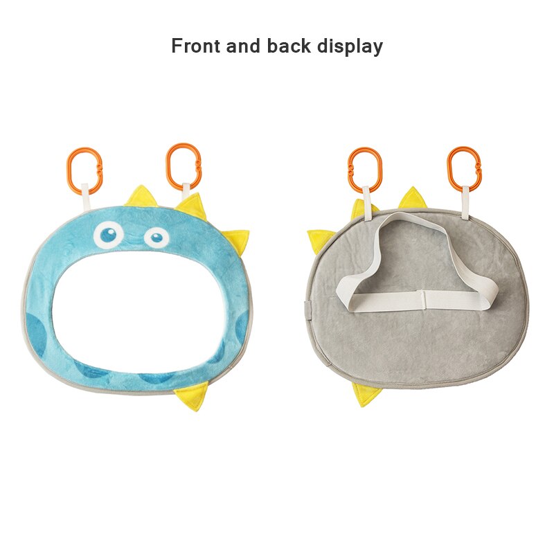 Mignon bébé rétroviseur réglable voiture bébé miroir arrière appui-tête rétroviseur voiture sécurité enfant moniteur