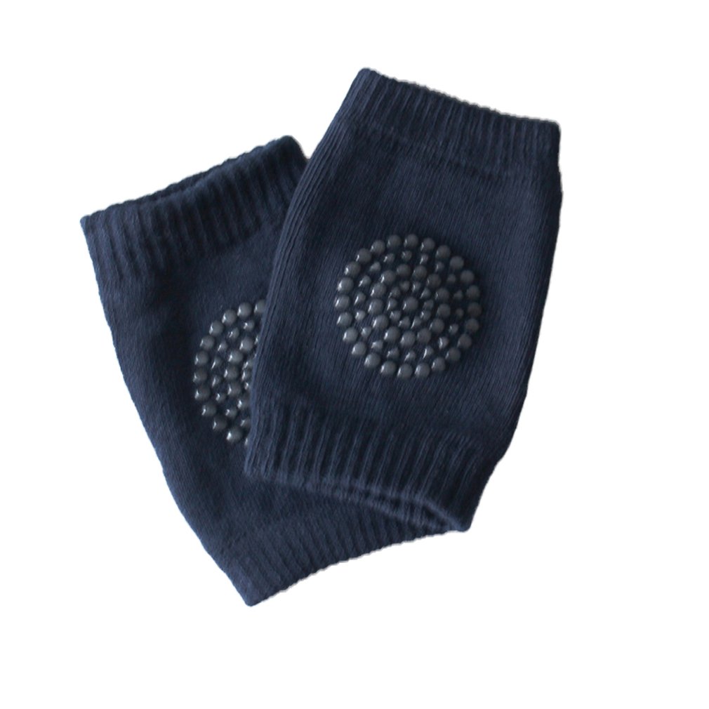 Children's Thickening Knee Pads Leggings Thick Bottom Non-slip Socks Kid's Knee Protectionn Care Pad For Baby Toddler Non-slip: Navy Blue
