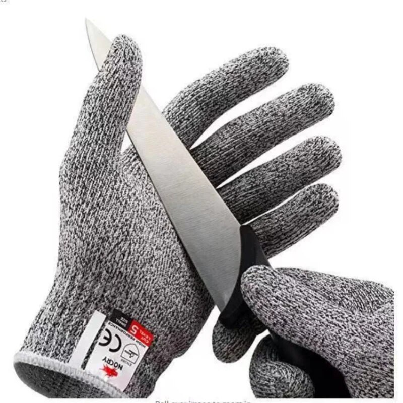 Un par de guantes anticorte, fábrica de vidrio, cocina, pesca, vidrio especial, antiarañazos, corte con cuchillo, guantes antipuñaladas