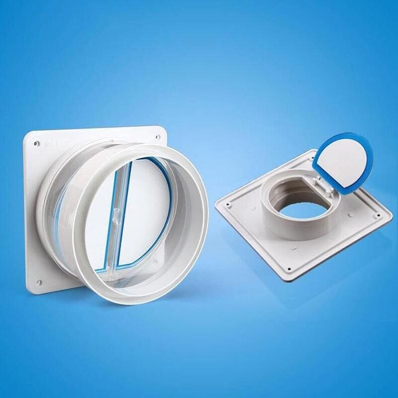 Kitchen range hoods check valve anti odor control bathroom check valve back-pressure valve non-return flap valve