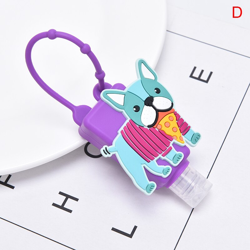 1 st silikon mini handsprit resebärbar säker gelhållare engångs ingen ren tvål dispenser hand gel hållare för barn: D