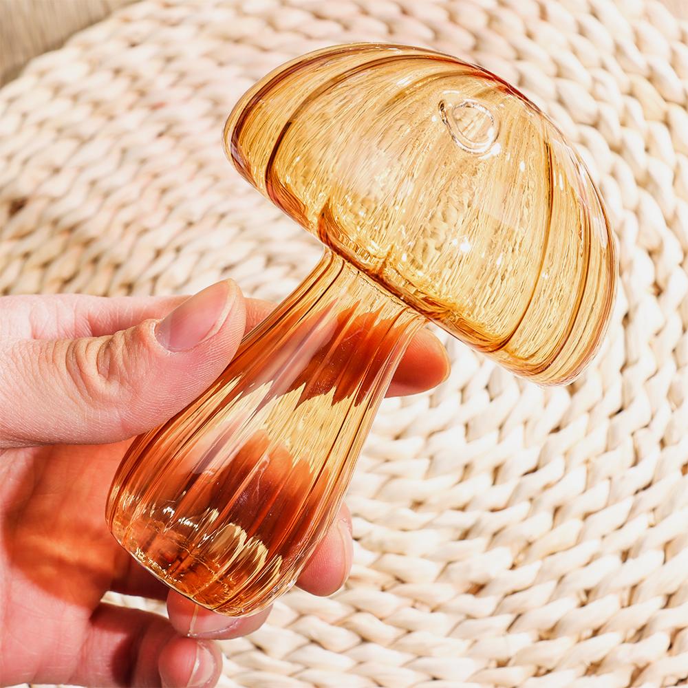 Neue transparente Glas blumen flasche hydro ponik blume Kürbis glasvase Pilz Haupt dekoration Blume