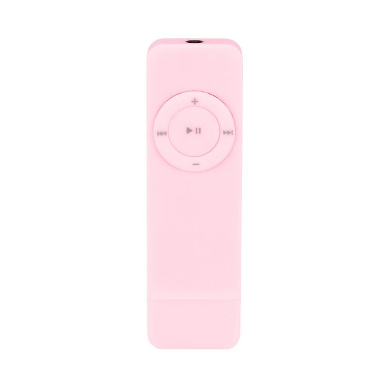 USB in-line card MP3 player U disk mp3 player reproductor de musica Lossless Sound Music Media MP3 Player Support Micro TF Card: pink