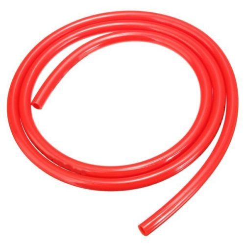 Manguera de tubo para de gasolina y motocicleta de 1M, 5mm, I/D, 8mm O/D, Material de caucho rojo, tubería de suministro