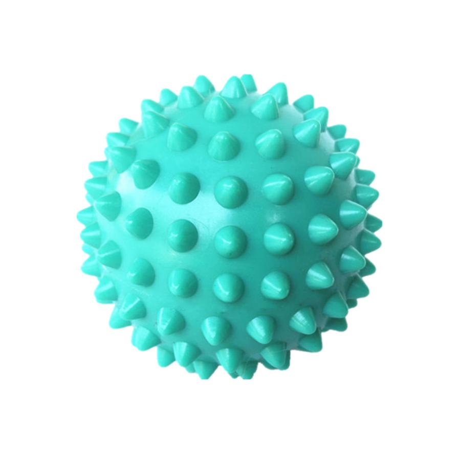 Bärbar pvc 6.5cm massageboll roller zonterapi stressavlastning lätthet muskel för kropp yogaboll fitnessboll pilate lägsta pris: Grön