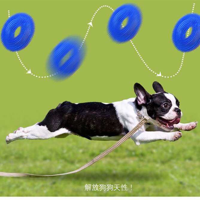Piepende Hond Chew Toy Ringen, Interactieve Sleepboot Speelgoed Voor Honden Rubber Tpr, spike Verveling Tanden Reinigen Voor Kleine En Middelgrote Honden