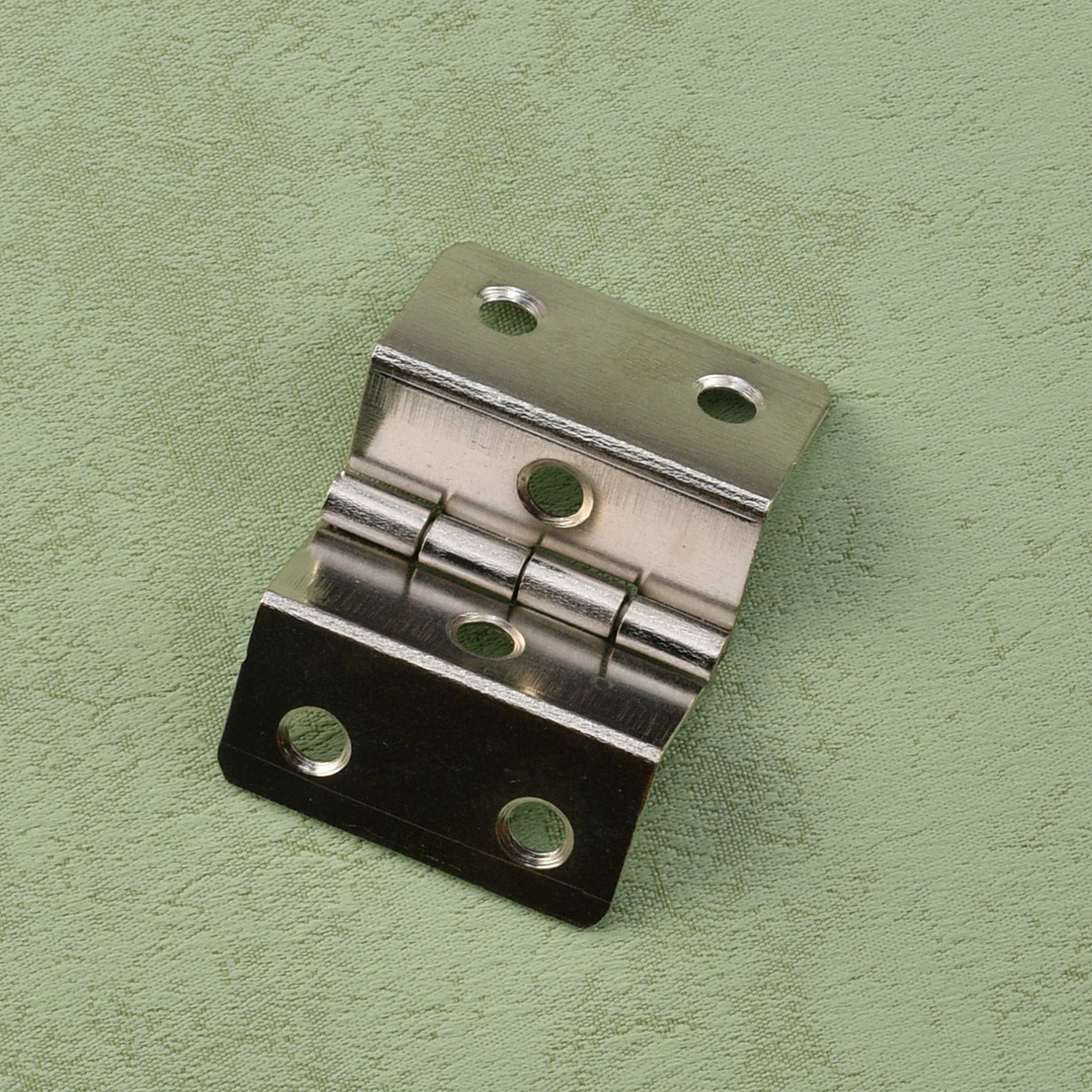 Firefold sidelengde 30mm bronsehengsel jernplate 6- hull rettvinklet hengsel rettvinklet egnet for klemme 24mm plater