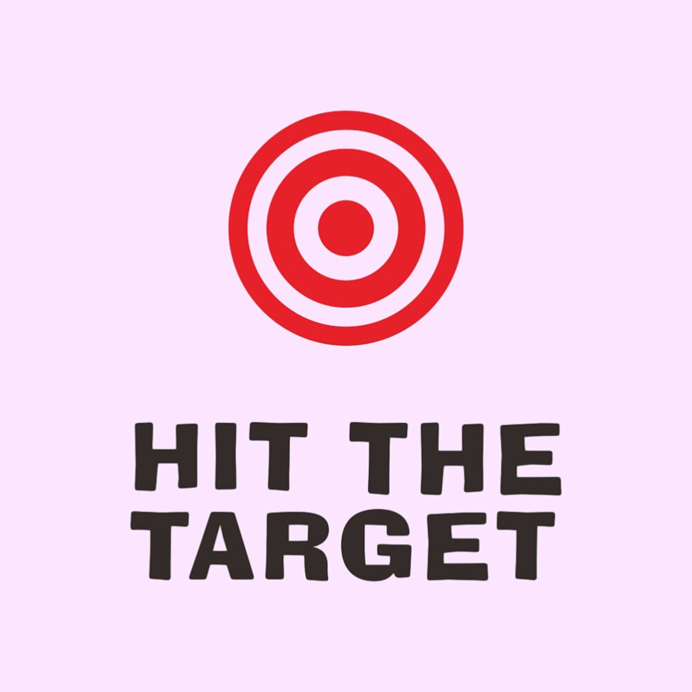 Hit The Target Funny Toilet Sign Bathroom Wall Decals Stickers for Home Office Cafe Hotel