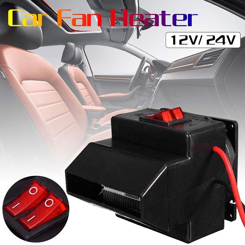 Chauffage en céramique portatif de voiture et ventilateur, 24V 150W-300W le chauffage rapide automatique décongèle le véhicule de désembuage de pare-brise de désembuage de désembueur