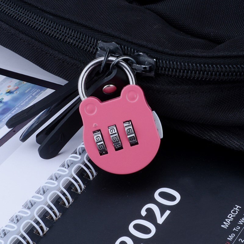 Mini Luggage Travel Digit Number Code Lock Combination Padlock Safe Lock for Gym Digital Locker Suitcase Drawer Lock Hardware