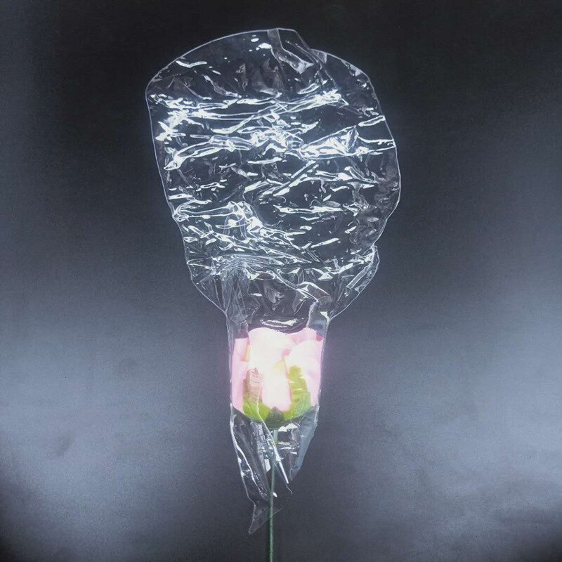 Kit de Globos Led transparentes, globo de burbujas de cuello ancho con luces, accesorios de flores para boda, decoración de PVC