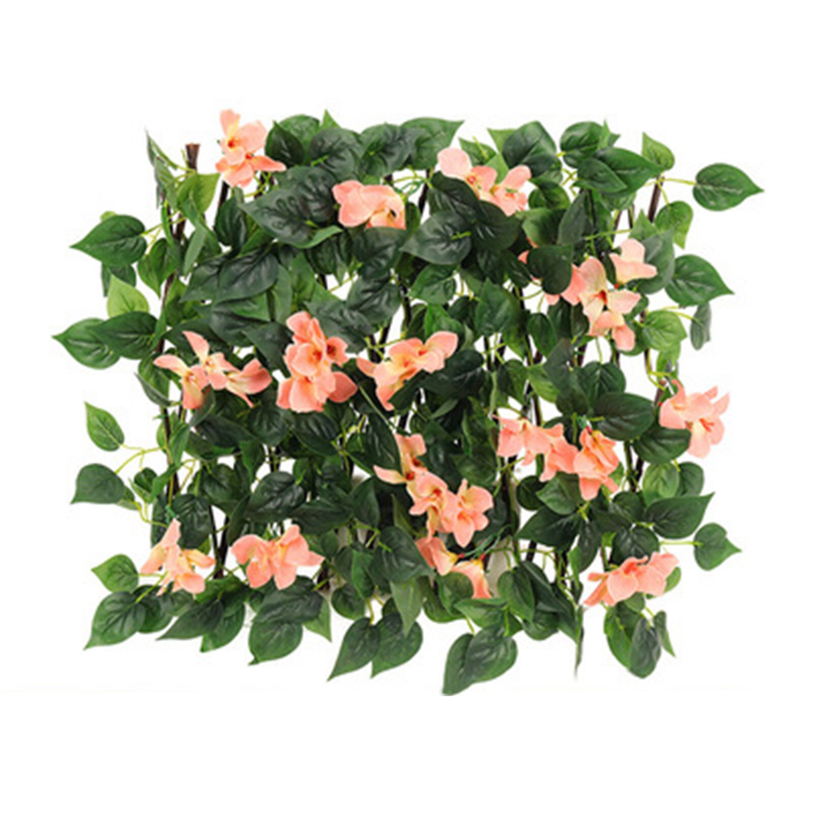Artificial Simulation Fence Privacy Fence Screen Artificial Hedges Fence Morning Glory Vine Leaf Decoration Patio Decor Garden: Beige