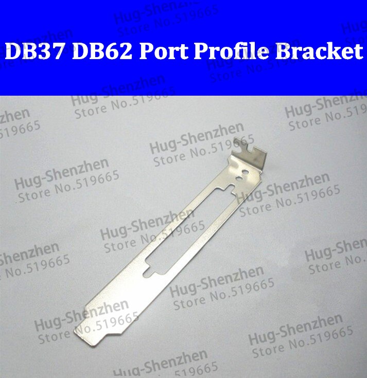 PCI PCI-e DB37 DB62 Poort Full Profile Bracket met Indicator licht gat 50 stks/partij