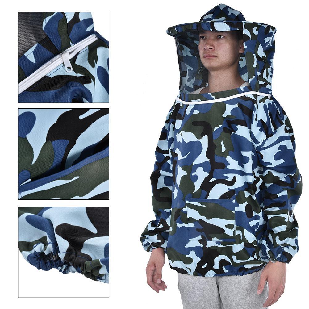 Cotton Full Body Beekeeping Clothing Veil Hood Hat Clothes Jacket Protective Beekeeping Suit Beekeepers Bee Suit Safety Clothing