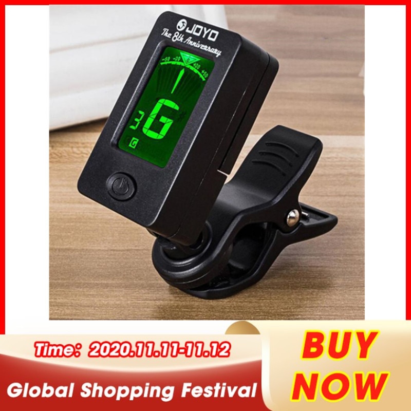 Digital Chromatic LCD Clip-On Electric Tuner for Bass Guitar Ukulele Violin Acoustic Guitar Tuner Guitar Accessories
