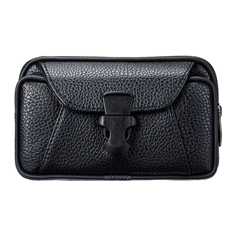 Unissex couro do plutônio do vintage saco da cintura titular do telefone bolsa das mulheres dos homens esporte cinto hip loop coldre carteira carry caso bolsa: 1