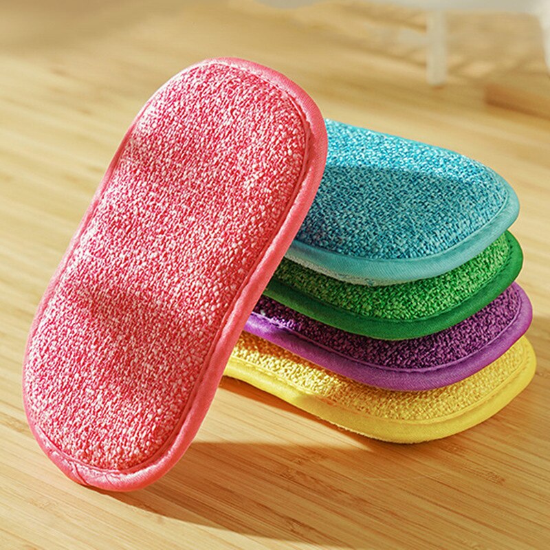 Éponges de nettoyage anti-rayures en microfibre pour Lavage de Pot, Gadgets et Outils de Cuisine, 5, 10 ou 20 Pièces
