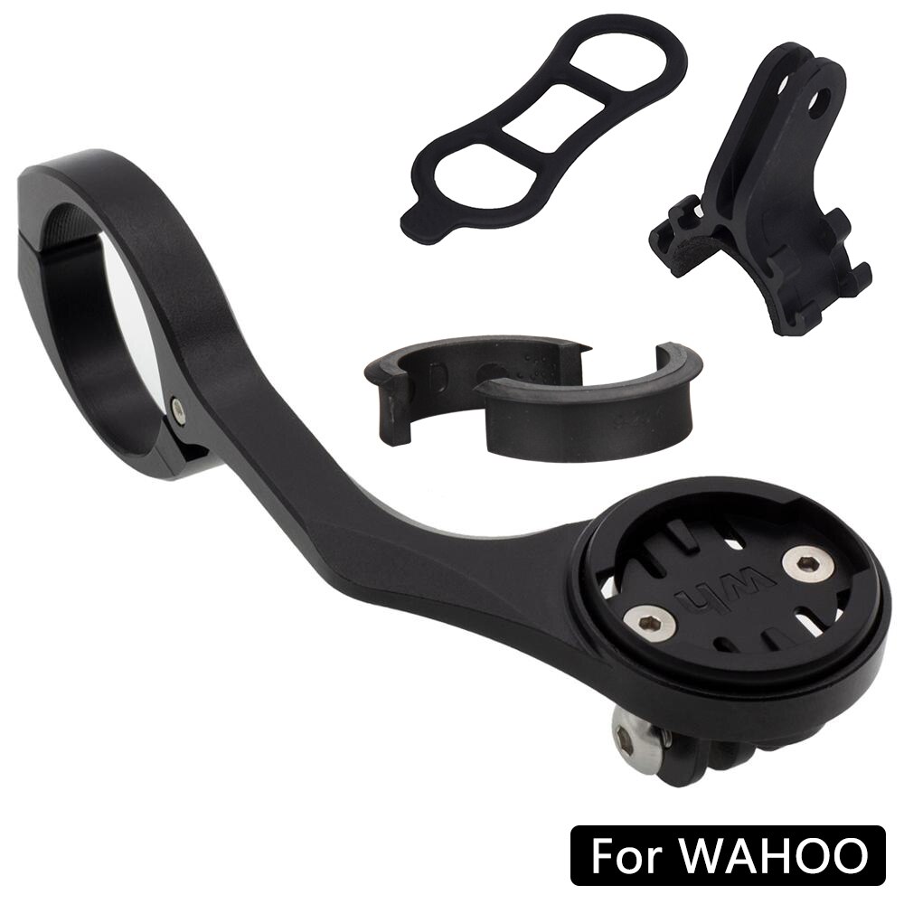 Bcycle Computer Odometer Wireless Support Extended Holder Camara Mount Bracket Handlebar Speedometer For GARMIN WAHOO BRYTON: WAHOO Black I