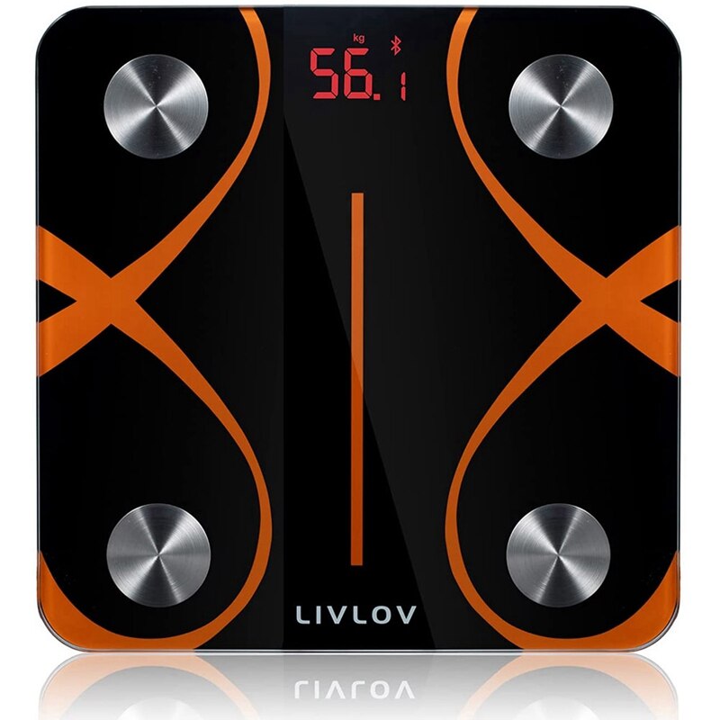 LIVLOV Clever Bluetooth Körper Skala Hohe Präzision Gewicht Skala Elektronische Waage APP Gesteuert Körper Analysator: Ursprünglich Titel