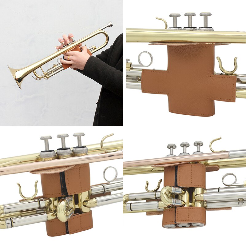 Synthetic Leather Trumpet Protective Cover Case Trumpet Parts Accessories Protective Sleeve Soft durable