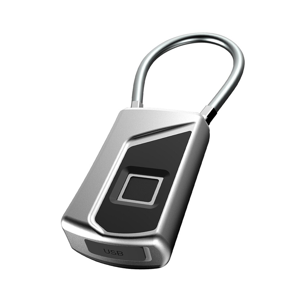 Wolf-Guard Smart Keyless serrure de sac d'empreintes digitales multifonctionnel IP66 étanche antivol cadenas USB charge pour porte/valise