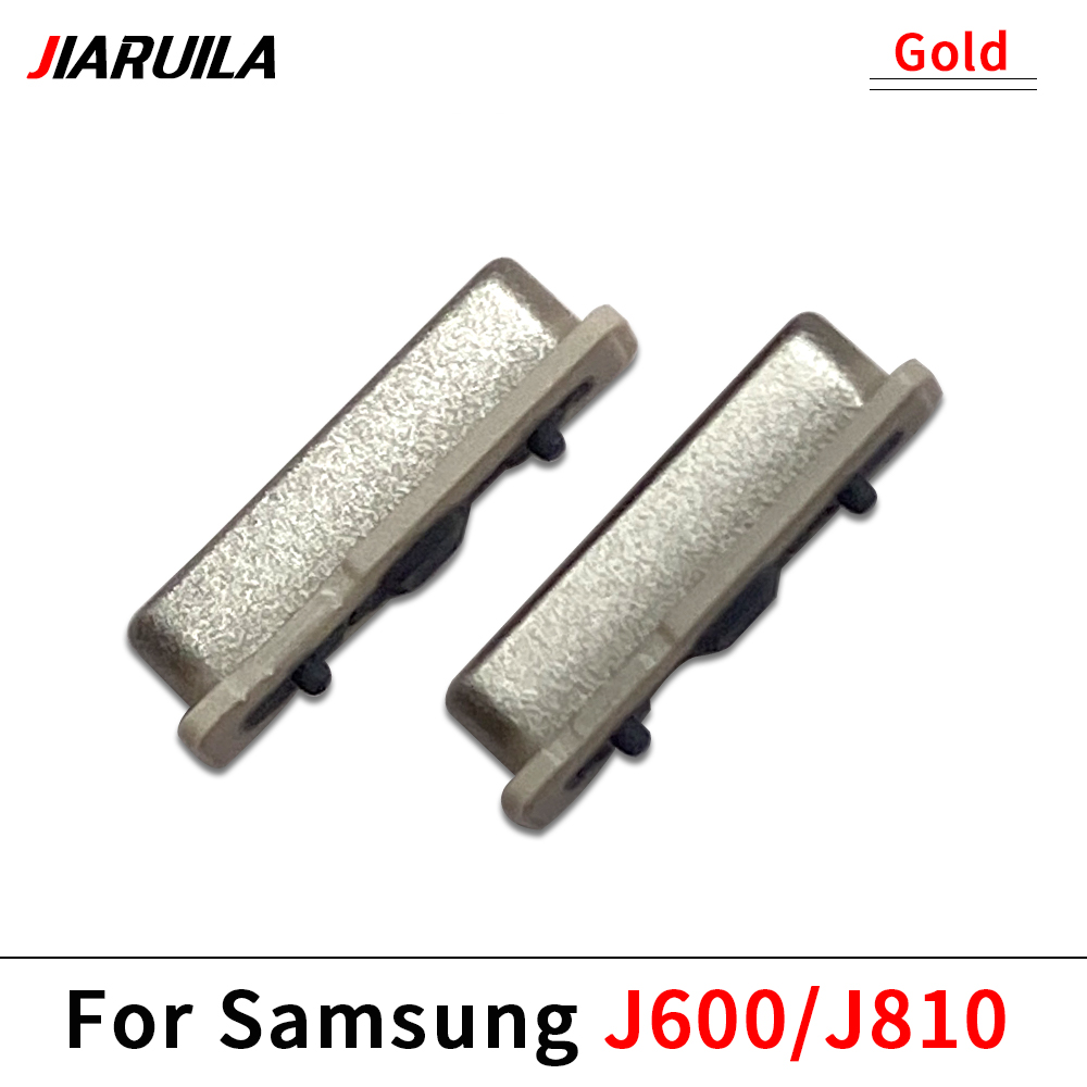 50 stk. av/på-knapp + volumknapp på siden til samsung  j5 j510 j2 j3 j600 j810 j500 j700 j7 j7 metal  j710 j7 neo: Blå