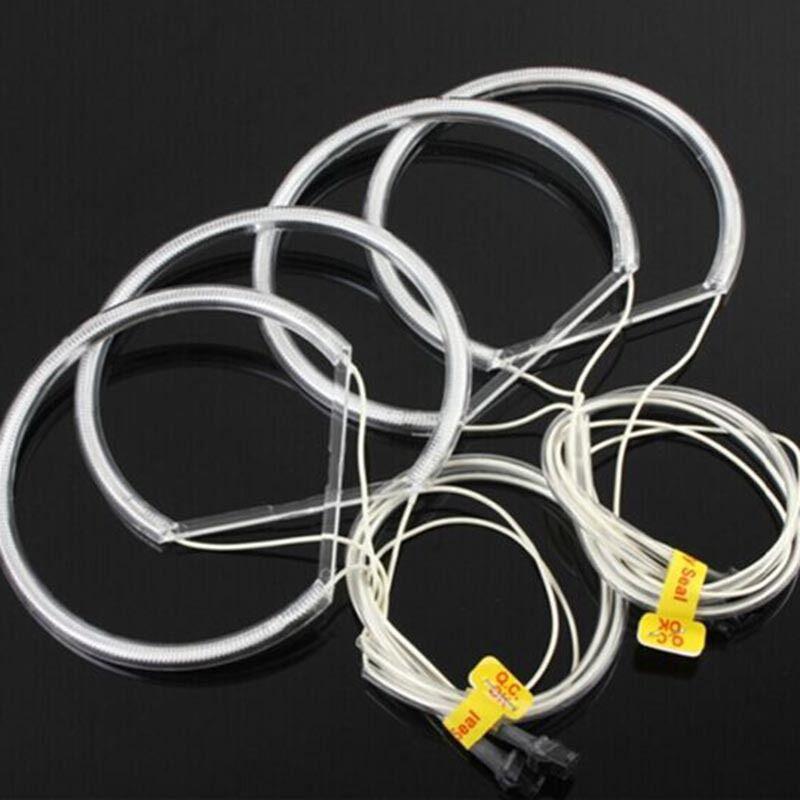 4 pièces blanc phare CCFL LED ange yeux Kit Halo anneau DRL clignotant CCFL phare lampe pour BMW E36 E46 E39 E38