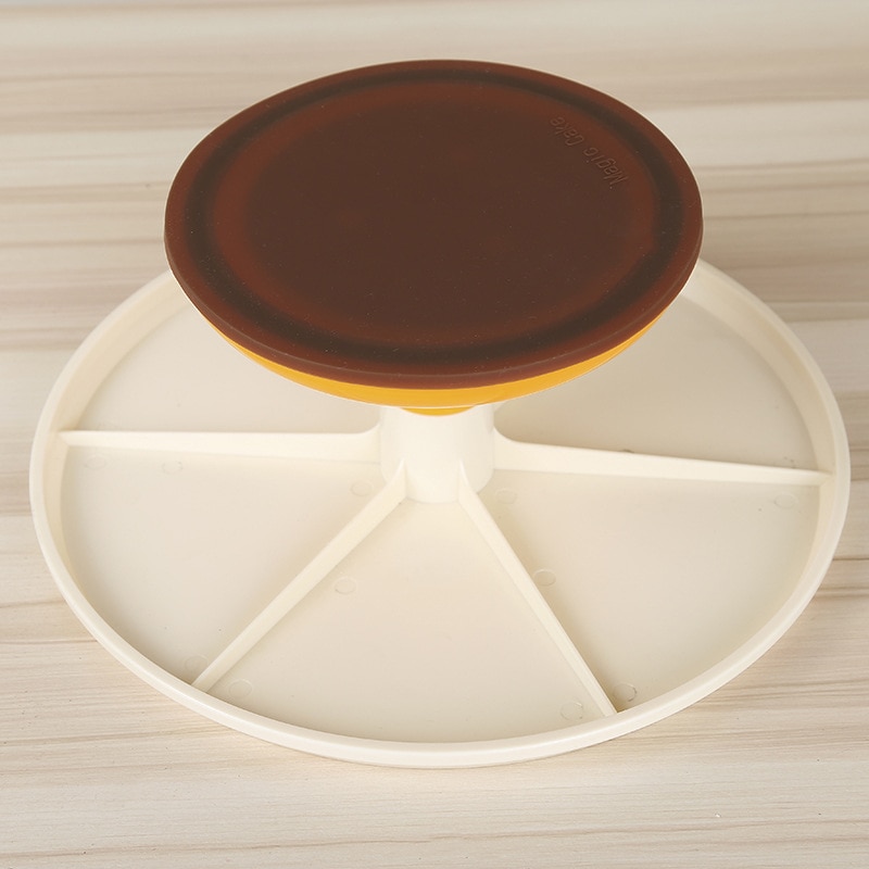 Plastic Cake Turntable Rotating Non-slip 12 Inch Birthday Cake Stand Baking Decoration Round Base For Kitchen Baking Tools