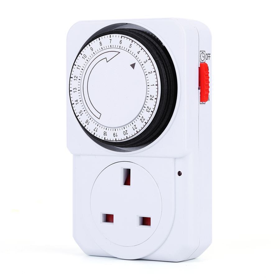 Mekanisk timer kök matlagning hushåll 24- timers timer switch kök timer socket cykel universal smart socket switch