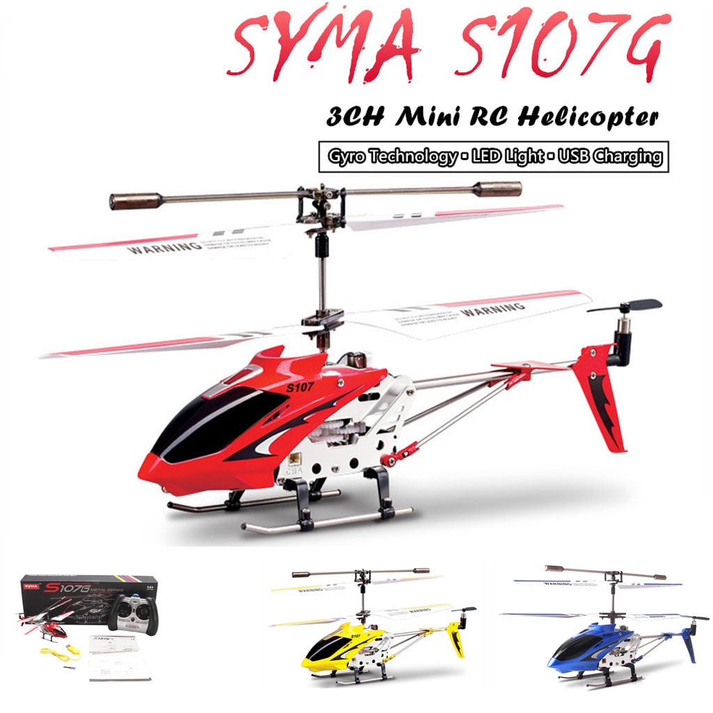 Syma S107G Rc Helicopter 3.5CH Legering Copter Quadcopter Ingebouwde Gyro Helicopter Afstandsbediening Vliegtuigen Rc Quadcopter Helicopter