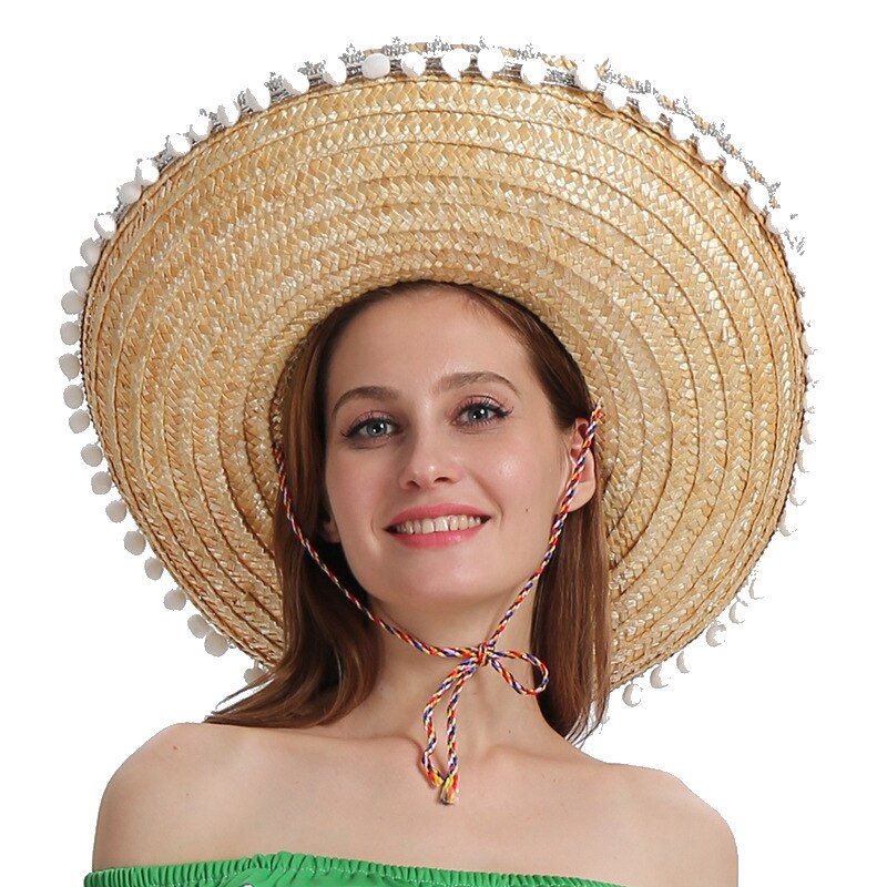 Straw Beach Straw Hat Travel Summer UV Floppy Sun Hat Spring And Summer Leisure Play Beach Hat: Default Title