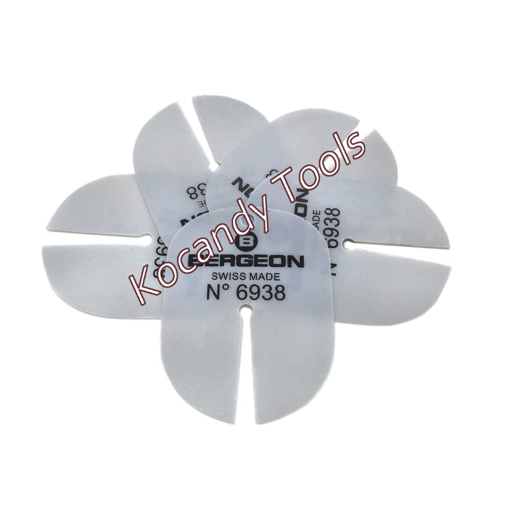 5 PCS BERGEON 6938 DIAL PROTECTOR SHIM HORLOGE HANDEN REMOVER SHIM VOOR HORLOGE DAIL KUSSEN HORLOGE REPARATIE TOOLS