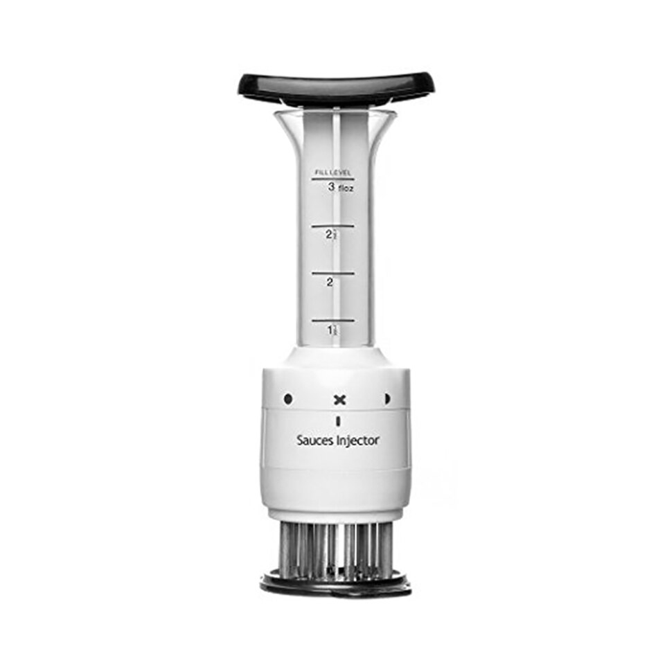 4YANG Multi fonction viande attendrisseur aiguille Steak viande injecteur Marinade saveur seringue Gadgets de cuisine outils de viande: Default Title