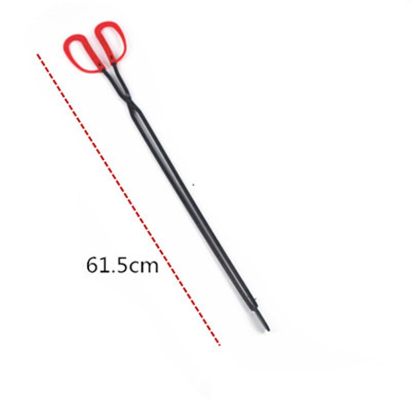 BBQ Home fire tongs long handle flat garbage pickers hand iron pliers sanitation cleaning folder barbecue charcoal clamp: 4