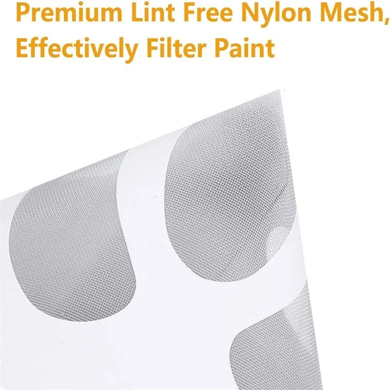 Filtro de papel desechable para coche, 10-500 Uds., 190 malla, taza purificadora, malla para pintura en aerosol, herramientas de embudo de papel cónico de nailon micrón