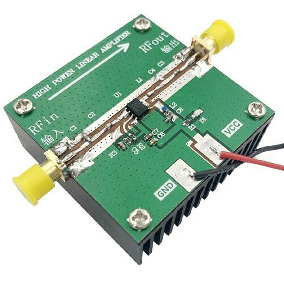 1PCS RF2126 2.4GHZ broadband RF Power Amplifier 400M-2700MHZ 1W FOR WIFI Bluetooth Ham Radio