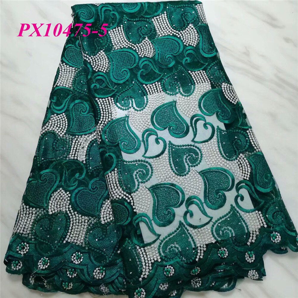 Broderi spets tyg indisk spets broderi mesh tyg vit brudklänning dubai spets: 5