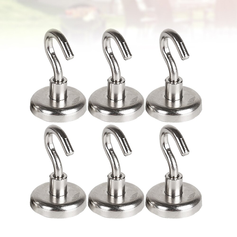 6 uds. De ganchos magnéticos creativos, ganchos de suspensión de pared resistentes y duraderos, multifuncionales, para cocina y hogar