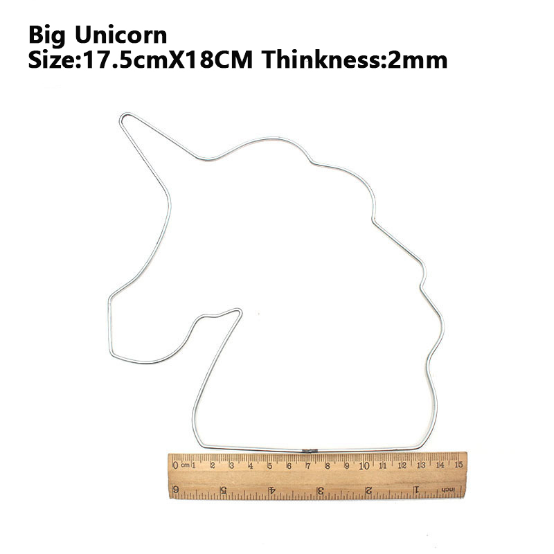 Onregelmatige Ijzeren Ring Eenhoorn Kat Maan Speciale-Vormige Hoepel Diy Dreamcatcher Handmande Yiyang Taiji Symbool: Big unicorn