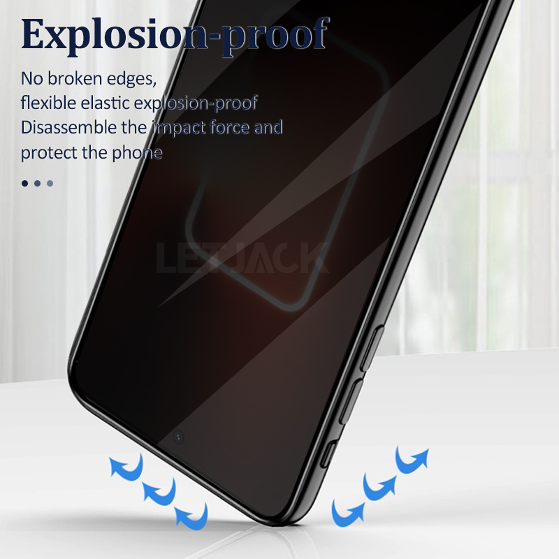 1-3PCS Soft Ceramic Privacy Screen Protector for Realme GT3 GT2 6 7 8 9 10 Pro Plus GT Master Edition Anti Spy Protective Film