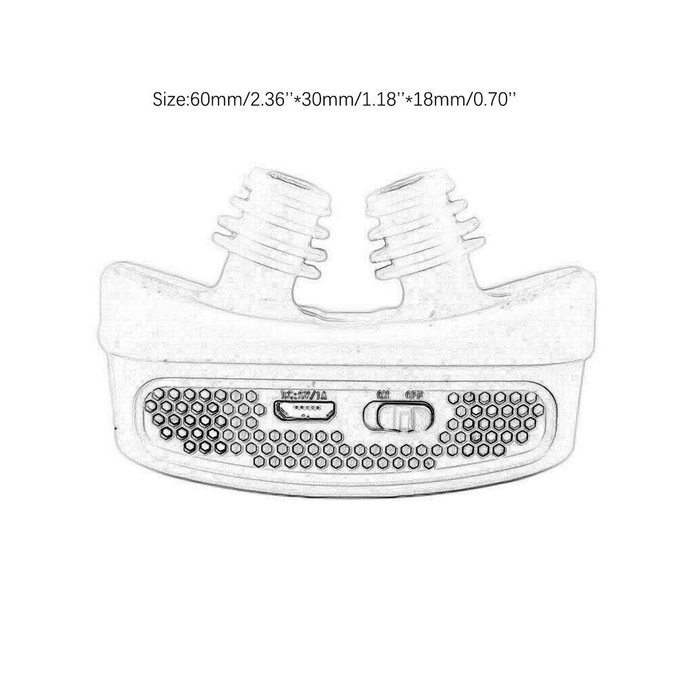 Micro CPAP Anti Snoring Electronic Device for Sleep Apnea Stop Snore Aid Stopper