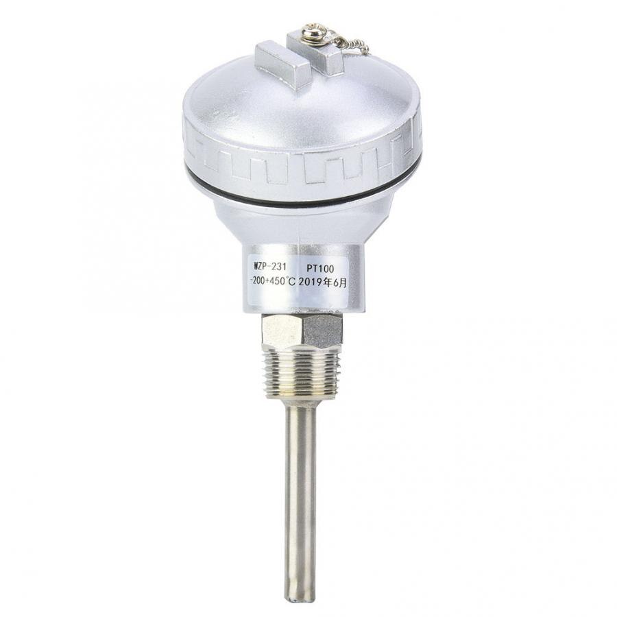 RTD PT100 Temperature Sensor Probe 1/2" NPT Thread Thermocouple Terminal Head