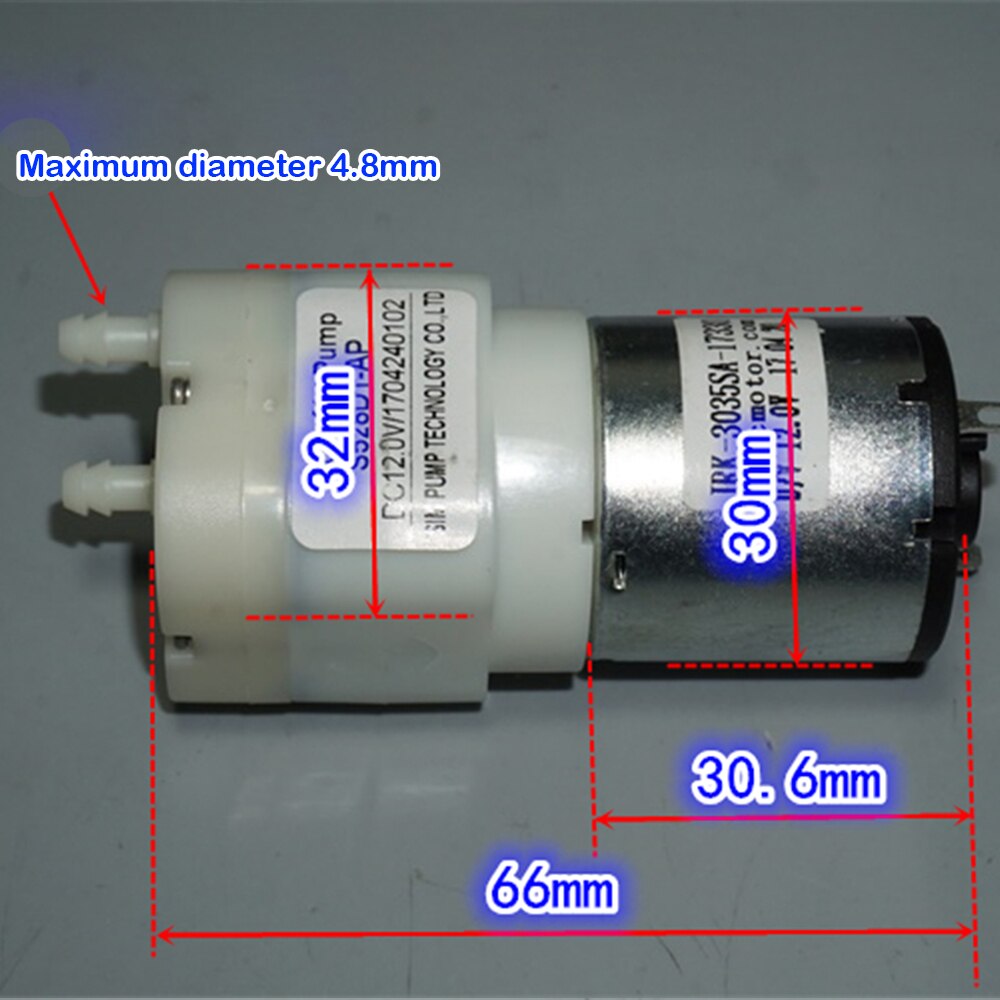 Micro 528 Motor DC 5V-12V 7.4V Vacuum Air Pump Self-priming Suction Pump Four Air Chamber Aquarium Oxygen Pump Dc Air Pump
