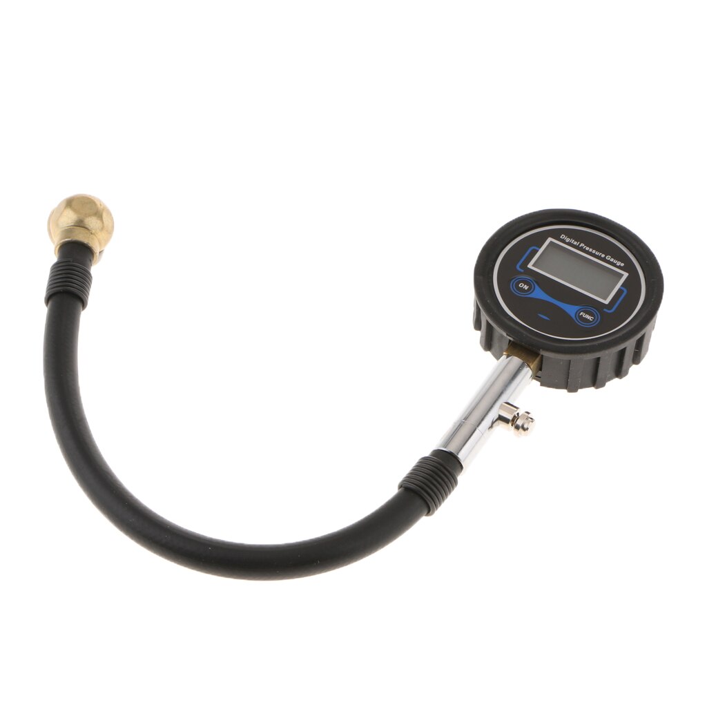 Portable Auto Digital Tire Inflator Air Pump &amp; LED Lamp Pressure Gauge